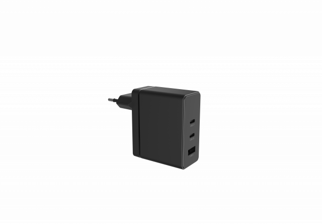 HNP100EU-2C1A – HN-Power GaN USB 2xType-C+ 1xA Steckernetzteil 100 Watt