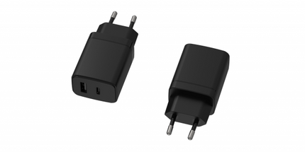 HNP30EU-1C1A – HN-Power GaN USB 1xType-C+ 1xA Steckernetzteil 30 Watt